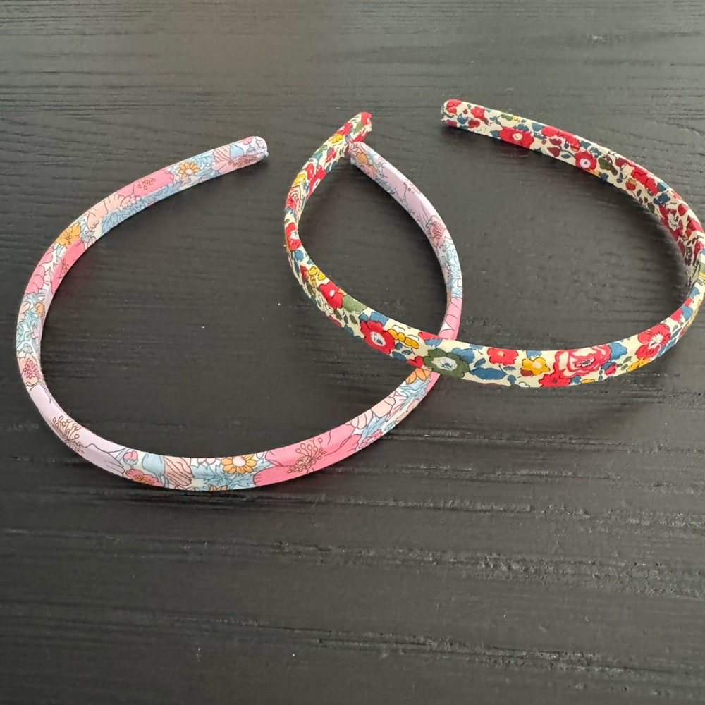 Liberty of London 🌺 
Floral Kids Headbands - Pink and Multicolor
set of 2